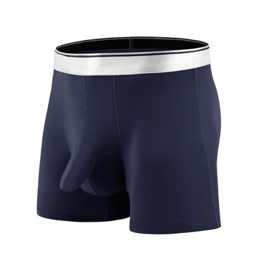 Fridja Men's Ice Silk Underwear Thin Style Traceless Boxers Business Breathable Briefs Summer Comfortable Panties Short Leg Health Underpants