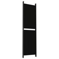 thumbnail image 4 of vidaXL 5-Panel Room Divider Black 250x180 cm Fabric, 4 of 5