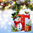 thumbnail image 4 of Bdday 26 Letters Christmas Tree Decoration Pendant Christmas Tree Ornaments Personalized DIY Christmas Ornaments Christmas Decoration Xmas Tree Hanging Decor Feature, 4 of 4