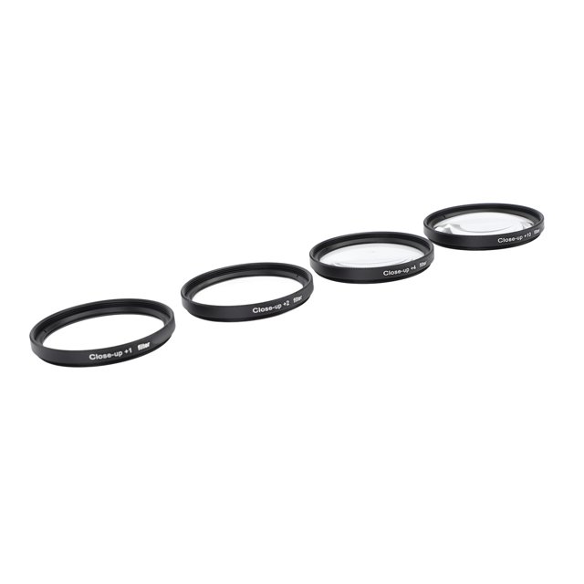 +1 +2 +4 +10 Macro Filter Set with Pouch Filter Kit +1,+2,+4,+10 Macro Filter Accessory Lens Filter Kit Set with Filter Pouch for Digital Camera Photo
