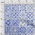 thumbnail image 2 of oneOone Rayon Blue Fabric Floral Sewing Craft Projects Fabric Prints By Yard 56 Inch Wide, 2 of 5