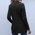 thumbnail image 4 of Pompotops Women's Knit Cardigans Loose Slouchy Oversized Wrap Chunky Pocket Sweaters Coat, 4 of 9