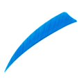 thumbnail image 3 of S SERENABLE 12 Pack s - 4 Inch Natural Turkey Feathers - Fletching DIY Hunting Training Light Blue, 3 of 9
