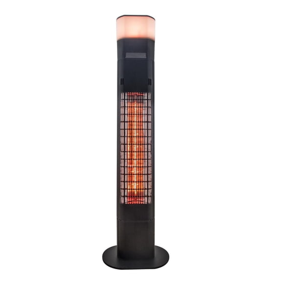 ENERG + HEA-21848 Free Standing infrared Electric Heater with Gold Tube and speaker