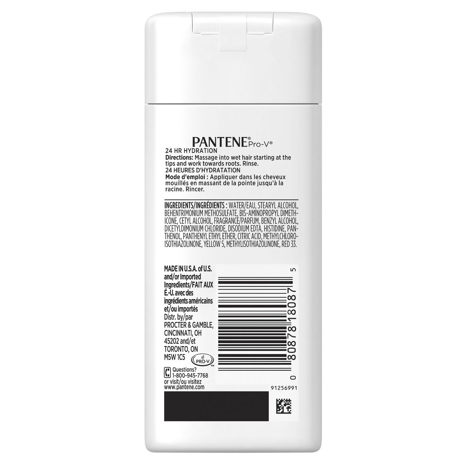 Pantene Renouvellement de l'Hydratation Quotidienne 72 H Hydratation Intense Revitalisant 100ml