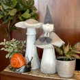 thumbnail image 2 of Set of 2 Garden Gnome Shelf Sitters, Grey Plush, Up to 19 Inch, 2 of 4