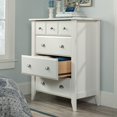 thumbnail image 4 of Pemberley Commode de Chambre Rectangulaire en Bois Doux Blanc 42,63 Pouces Non Assemblée, 4 of 7