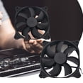 thumbnail image 1 of PEONAVET Cooling Fans Cooling Fans CPU Cool Fans Chassis Fans 120mm PWM Hydraulic Bearing Case Fan Low-Noise 25 DB Fan Speeds 1500,48 CFM,Intelligent Temperature Control, 1 of 1