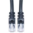 thumbnail image 1 of Cat5e Black Ethernet Patch Cable  Snagless Molded Boot  75 foot, 1 of 1