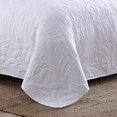 thumbnail image 2 of Tommy Bahama Costa Sera Collection Soft Breathable Cotton Quilt Bedspread Full/Queen White, 2 of 10