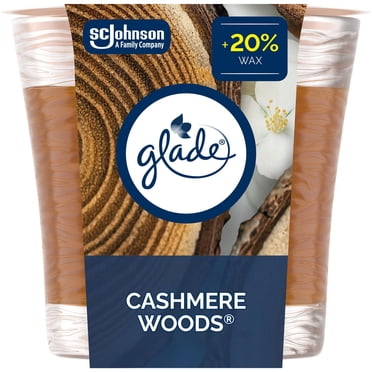 Glade® Chandelle parfumée, Bois de Cashmere