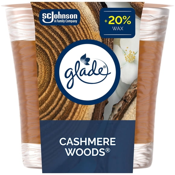 Glade® Chandelle parfumée, Bois de Cashmere