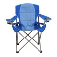 thumbnail image 2 of Kamp Rite Chaise de Camping Pliante avec Coussin de Soutien Lombaire et 2 Porte-Gobelets, Bleu, 2 of 7