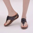 thumbnail image 1 of Qertyioot Sandales Femmes Confortables Mode Femmes Couleur Unie Bout Pincé Sandales Confortables, 1 of 8