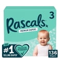 thumbnail image 1 of Couches Rascals Premium, Taille 3, 136 unités, 1 of 13