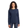 thumbnail image 1 of Port & Company Women's Long Sleeve Core Cotton T-Shirt LPC54LS, 1 of 1