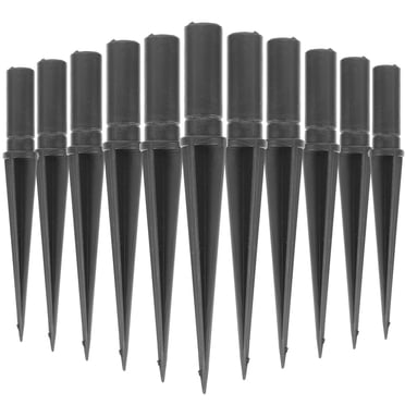 20 Pcs Piquets en Plastique pour Sol, Remplacement de Lumières Solaires pour Jardin