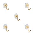 thumbnail image 3 of maskred Multi-purpose Acrylic Luxury Wall Hook Strong Bearing Capacity Suitable For All Settings gold 5Set, 3 of 6