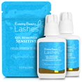 thumbnail image 1 of 2 Pack Sensitive Lash Remover for Lash Extensions - Clear Eyelash Extension Remover Gel - Fast-Acting Lash Extension Remover Efficient Lash Glue Remover 15 ml ea - Existing Beauty Lashes, 1 of 5