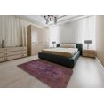 thumbnail image 4 of Ahgly Company Tapis d'Intérieur Rectangulaire Abstrait Rouge Tapis de Zone Abstrait, 4 Pieds x 6 Pieds, 4 of 6