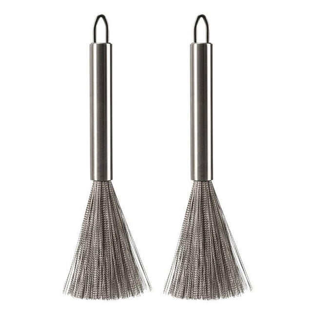 DOLITY Dish Scrub Brush Multipurpose with Non Slip Long Handle Scrub Brush for Cleaning 2pcs