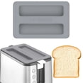 thumbnail image 1 of Household Silicone Toaster Cover Kitchen Appliance Protective Cover, Heat Resistant and Easy To Clean, Fits Various Toaster Models for Safety, Gray,Short, By Kingtowag, 1 of 8