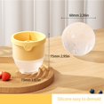 thumbnail image 4 of Oleegame 2PC Baby Popsicle Molds Large Ice 2.4 Inch Clear And Round Ice Cubes For Whiskey Cocktails And More Green, 4 of 9