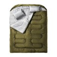 thumbnail image 1 of Almencla Double Sleeping Bag Portable for Outdoor Activities Mountaineering Green, 1 of 8