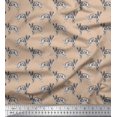 thumbnail image 1 of Soimoi Polyester Crepe Fabric Dalmatian Dog Fabric Prints by Yard 42 Inch Wide, 1 of 3