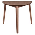 thumbnail image 2 of New Classic Furniture Oscar Triangular Tapered-Leg Veneer Top Corner Table, 2 of 7