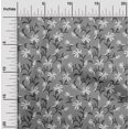 thumbnail image 2 of oneOone Georgette Viscose Gray Fabric Floral Retro Craft Projects Decor Fabric Printed By The Yard 42 Inch Wide, 2 of 5