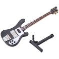 thumbnail image 3 of Musical Instrument Model Ornaments Black Bass Guitar Replica Miniature Model wit, 3 of 5