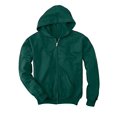thumbnail image 2 of Hanes Comfortblend EcoSmart Kids` Full-Zip Hoodie Sweatshirt, L, Deep Forest, 2 of 2