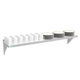 thumbnail image 2 of Koolmore Tablette Murale en Acier Inoxydable 12x60 Homologuée NSF pour Cuisine, Argent, 2 of 7
