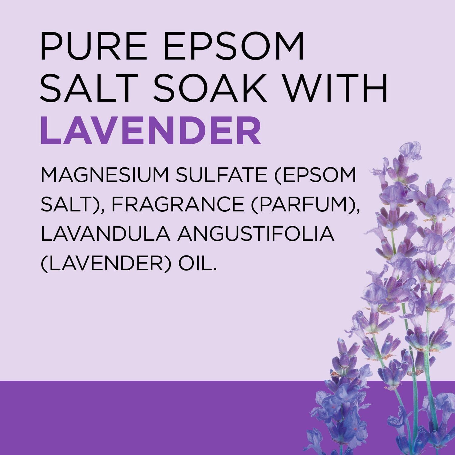 Dr Teal's Solution de bain au sel d'epsom pur, Apaiser et Dormir de Lavande Huile Essentielle, 1.36kg
