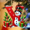 thumbnail image 3 of Bdday 26 Letters Christmas Tree Decoration Pendant Christmas Tree Ornaments Personalized DIY Christmas Ornaments Christmas Decoration Xmas Tree Hanging Decor Feature, 3 of 4