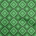 thumbnail image 1 of oneOone Cotton Poplin Green Fabric Geometric Sewing Material Print Fabric By The Yard 42 Inch Wide, 1 of 5