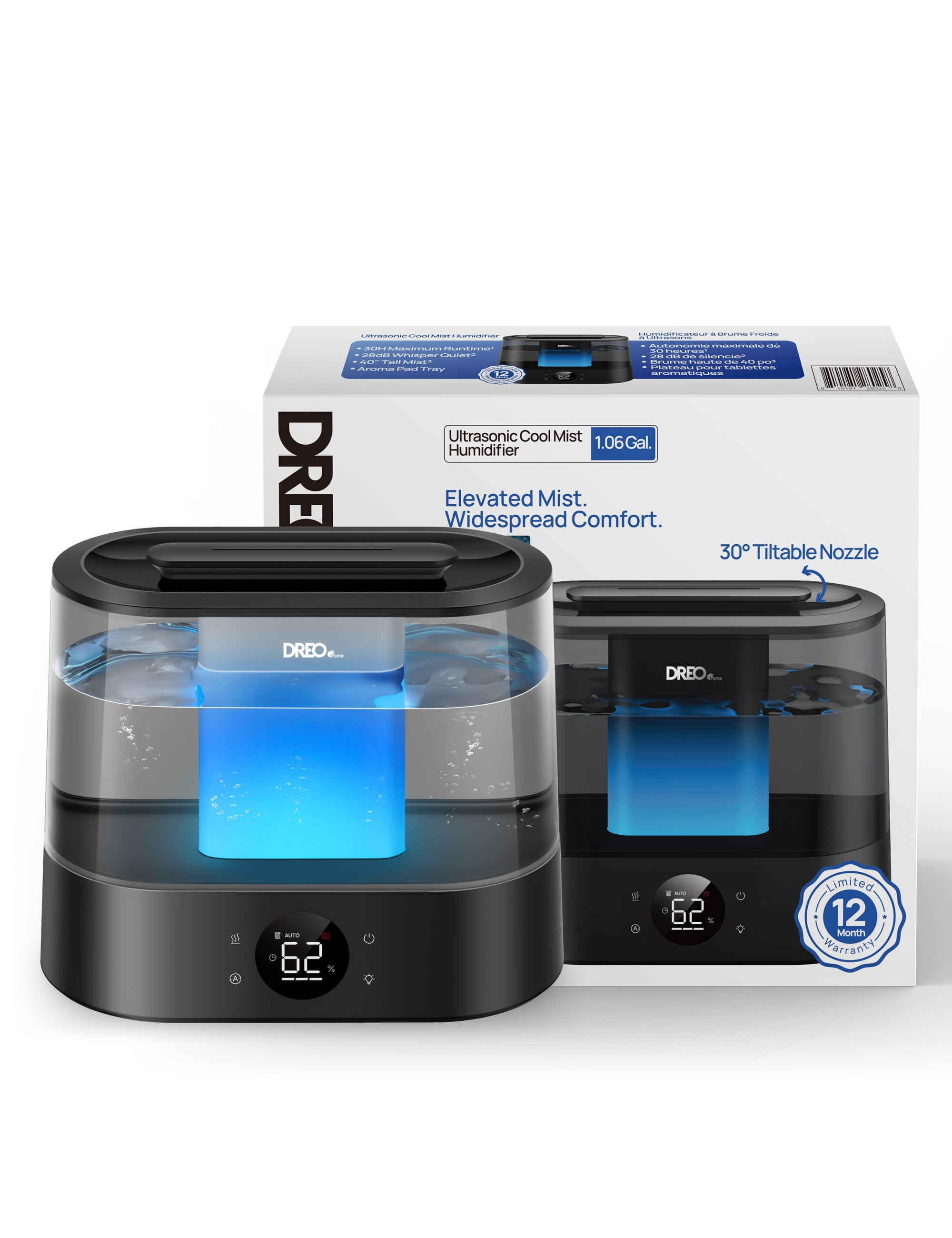 DREO 4L Cool Mist Humidifier