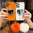 thumbnail image 3 of Makeup Mirror Mobile Phone Case, Luxurious Bling Heart-Shaped Mirror Phone Case(iPhone 7plus/8plus), 3 of 8