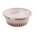 thumbnail image 1 of WRKEKC Clearance Round Collapsible Plastic Wash Basin - Multipurpose Camping/Kitchen Tub (30x30x11cm), 1 of 8