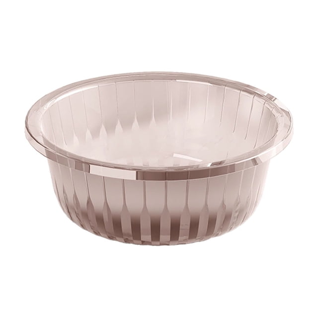 WRKEKC Clearance Round Collapsible Plastic Wash Basin - Multipurpose Camping/Kitchen Tub (30x30x11cm)