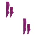 thumbnail image 1 of relayinert 2pack/lot Stably Fixed Slouch Socks With No Loose Thread Comfortable To Wear Polyester Polyester Made Breathable Purple 2Set, 1 of 6