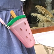 Boovnll Water Bottles, Cute Popsicle Water Cup Fruit Water Cup Portable Plastic Water Cup with Lanyard, Water Bottle, Bottle, Waterbottles