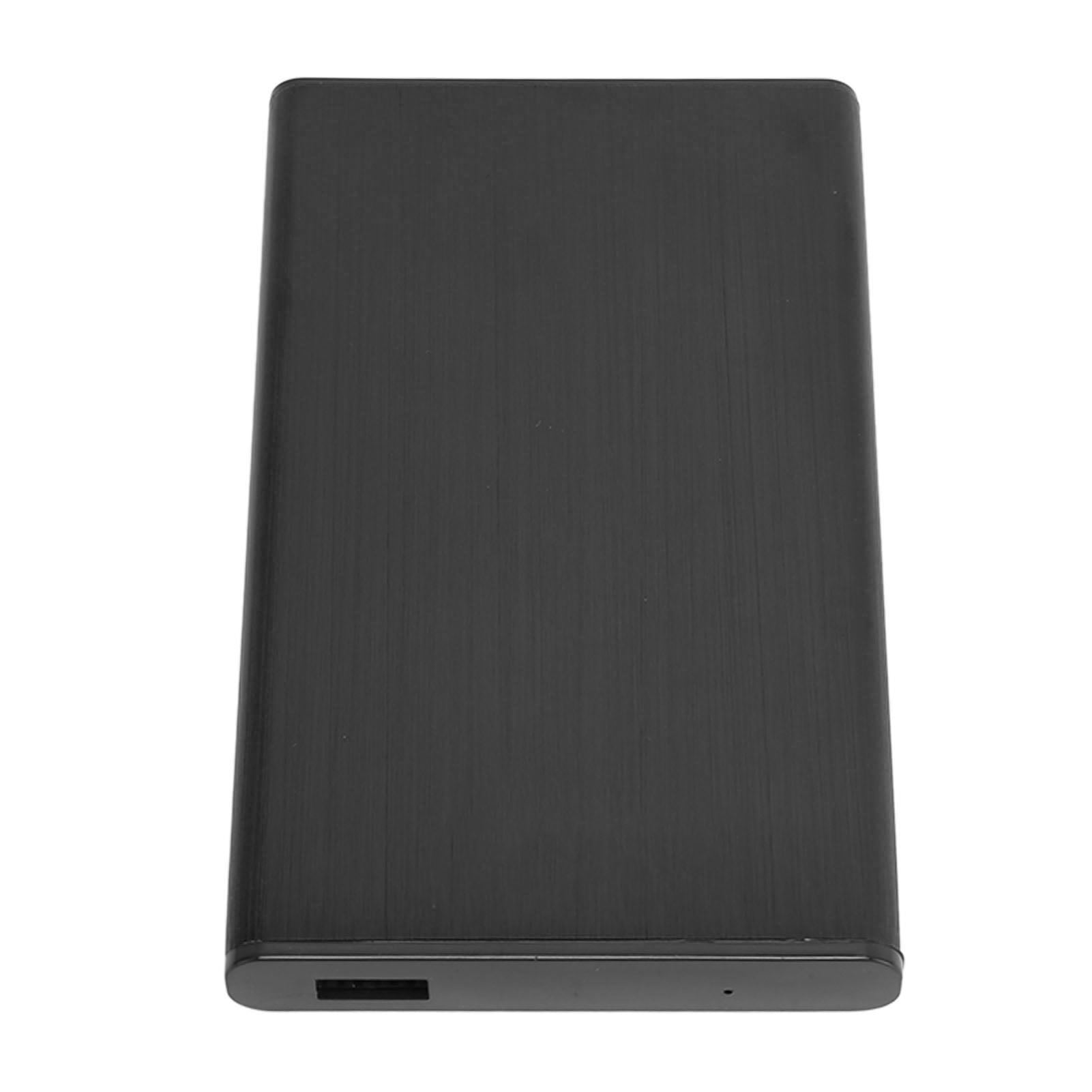 External Hard Drive Enclosure, Up To 6Gbps High Speed Aluminum Alloy USB3.0  Hard Drive Case For 2.5 Inch 79.5mm  0.30.4in SSD HDD, Support 2TB Capacity