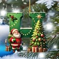 thumbnail image 4 of Nilvkv 26 Letters Christmas Tree Decoration Pendant Christmas Tree Ornaments Personalized DIY Christmas Ornaments Christmas Decoration Xmas Tree Hanging Decor Feature, 4 of 6