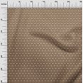 thumbnail image 3 of oneOone Velvet Brown Fabric Asian Block Tile Sewing Craft Projects Fabric Prints By Yard 58 Inch Wide, 3 of 4