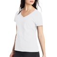 thumbnail image 1 of Hanes Tee-Shirt Col en V pour Femmes Nano-T, 1 of 3