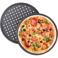 thumbnail image 1 of TAIWO Pizza Pan Set 12 inch Round Stainless Steel Pizza Oven Pans, 2 Count, 1 of 4