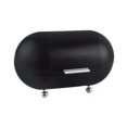 thumbnail image 2 of Abbracc Bread Food Storage Box Counter Bread Box Bread Storage Container Metal Bread Box black, 2 of 9