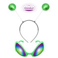 thumbnail image 3 of Lunettes et Bandeau Cosplay Style Alien 2 Pcs 10.2X7.5X1.6in pour Adultes et Enfants, 3 of 9